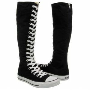 Knee high converse!